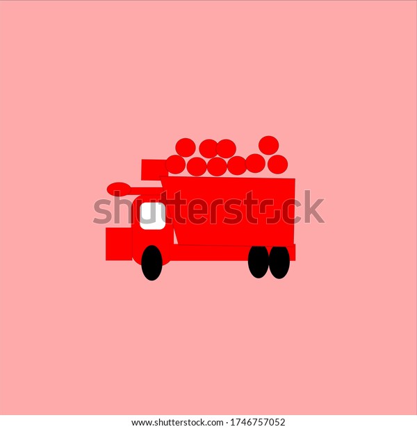 public transportation vehicles, trucks are red
illustration vector
graphic