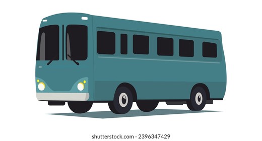 public transportation,bus, blue, vehicle, transportation, white background 