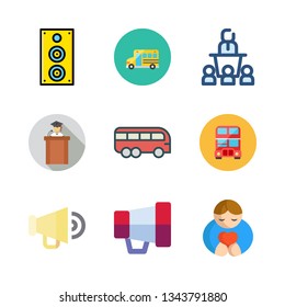 public vector icon set