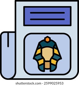 Publication Line vector Icon Design