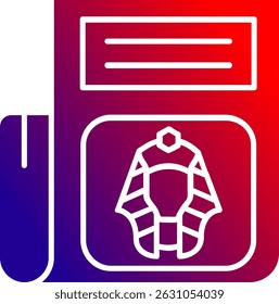 Design de ícone de vetor de linha de publicação