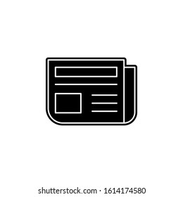 publications line icon. Simple glyph, flat vector of web icons for ui and ux, website or mobile application