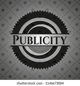 Publicity black emblem