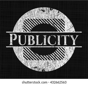 Emblema de tiza publicitaria