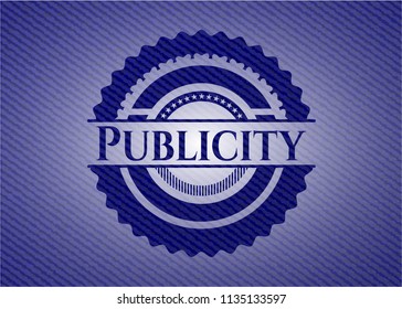 Publicity denim background