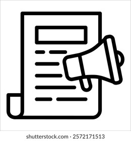 Publicity Icon Element For Design