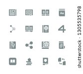 publish icon set. Collection of 16 filled publish icons included Sharing, Book, Books, Ibooks, Newspaper, Share, shared, Dictionary