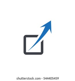 Publish, out of the box. Vector logo template