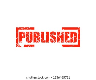 Published red stamp