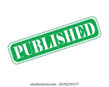 Selo de carimbo publicado em uma barra