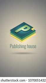 Publishing house logo template design