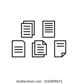 Publishing Icon Set Vector Symbol Design Illustration