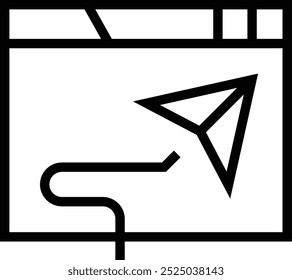 publishing icon. Thin linear style design isolated on white background
