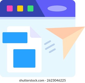 Publishing Line vector Icon Design