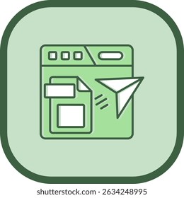 Publishing Line vector Icon Design
