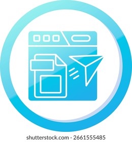 Publishing Line vector Icon Design