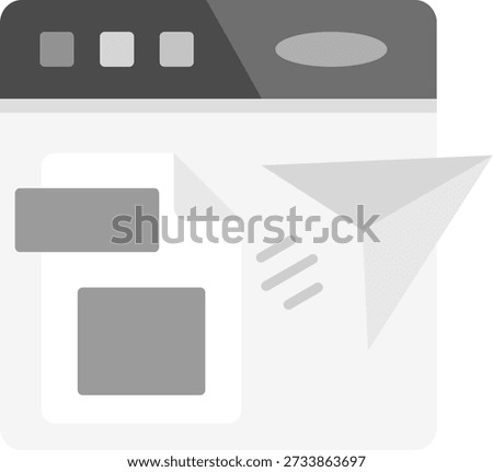 Publishing Line vector Icon Design