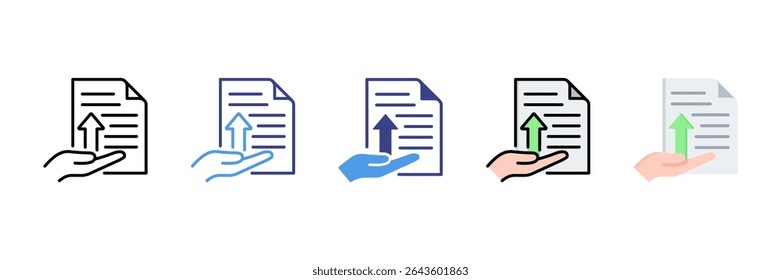 Publishing Multi Style Icon Set