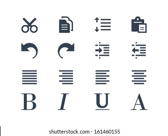 Publishing and text editing icons