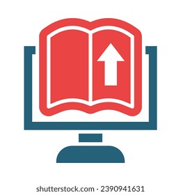 Publishing Vector Glyph Two Color Icon For Personal And Commercial Use.
