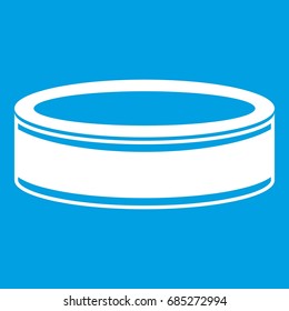Puck icon white