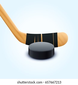 puck and stick