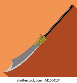 Pudao sword Vector Illustration