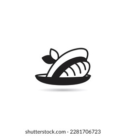 ilustración vectorial de icono de tarta de pudding