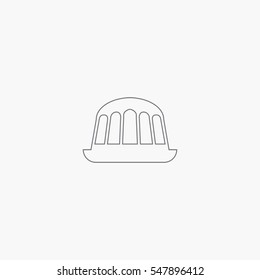 Pudding icon design