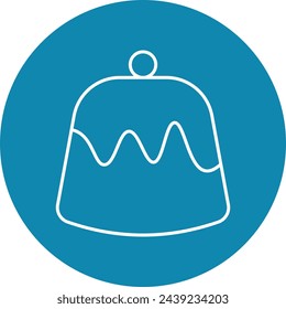 Pudding Icon Design For Personal And Commercial Use.