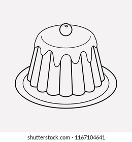 Custard Pudding Stock Vectors, Images & Vector Art | Shutterstock