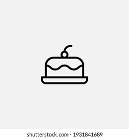 Pudding icon sign vector,Symbol, logo illustration for web and mobile