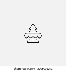 Pudding-Symbol, Vektorsymbol, Symbol, Logo-Illustration für Web und Mobile