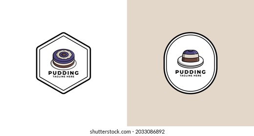 Pudding Logo Design, Suitable For Food Industry