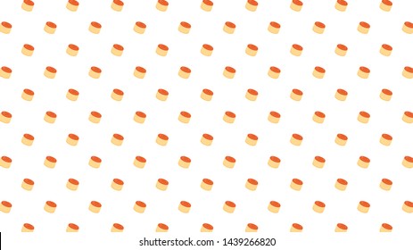 Pudding pattern vector. wallpaper. free space for text. background.
