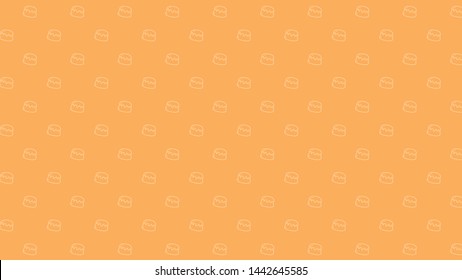 Pudding pattern vector. wallpaper. free space for text. background.