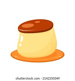 Pudding Vector. Symbol. Pudding Logo Design.