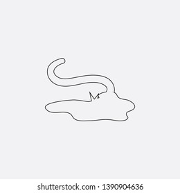 puddle icon sign signifier vector