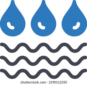 puddle  Vector illustration on a transparent background. Premium quality symmbols. Glyphs vector icons for concept and graphic design. 
