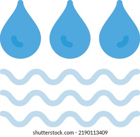 puddle  Vector illustration on a transparent background. Premium quality symmbols. Line Color vector icons for concept and graphic design.