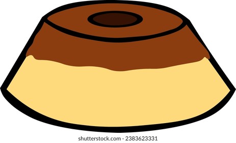 pudim pudding sweet candy food cartoon