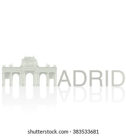 PUERTA DE ALCALÃ�, Madrid.
Vectors of Europeans monuments