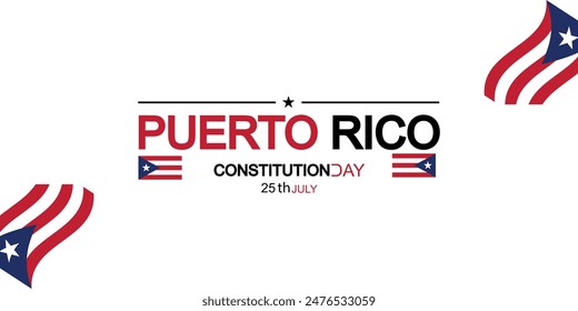 Puerto Rico 25 de julio Celebración Impresionante diseño