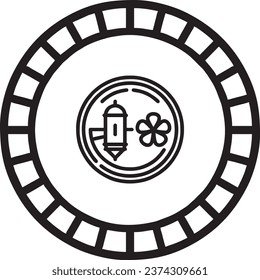 Puerto Rico black  vector high quality files 