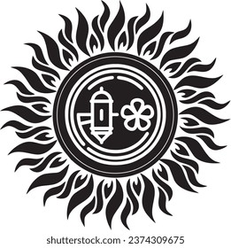 Puerto Rico black  vector high quality files 