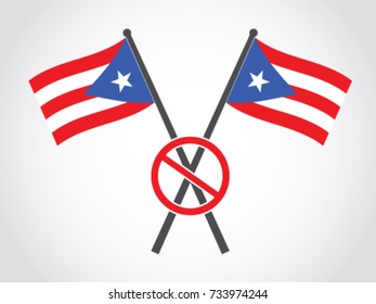 Puerto Rico Emblem  Ban