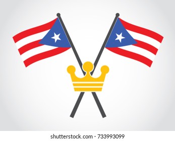 Puerto Rico Emblem Crown
