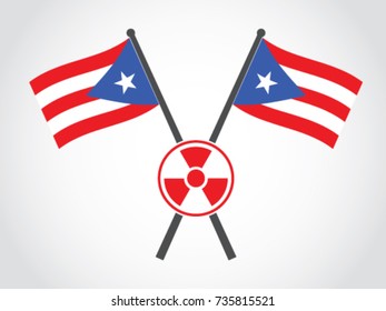 Puerto Rico Emblem Danger Hazard