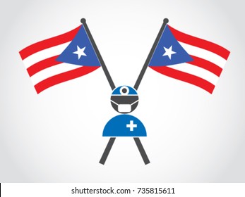 Puerto Rico Emblem Doctor