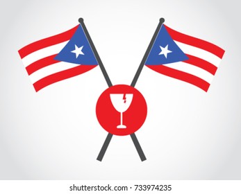 Puerto Rico Emblem Fragile
